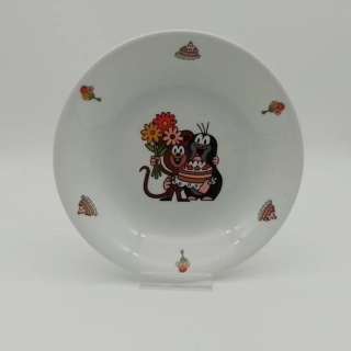 Talíř hluboký 20 cm Krteček a myška